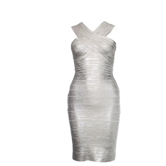 MID-LENGTH DRESS
Herve Leger.              A - Picture 2 of 12